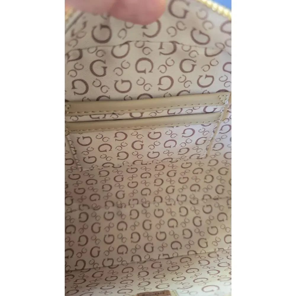 Guess Hensley Mini Crossbody Bag Womens Cherry Print Zip Adjustable Strap